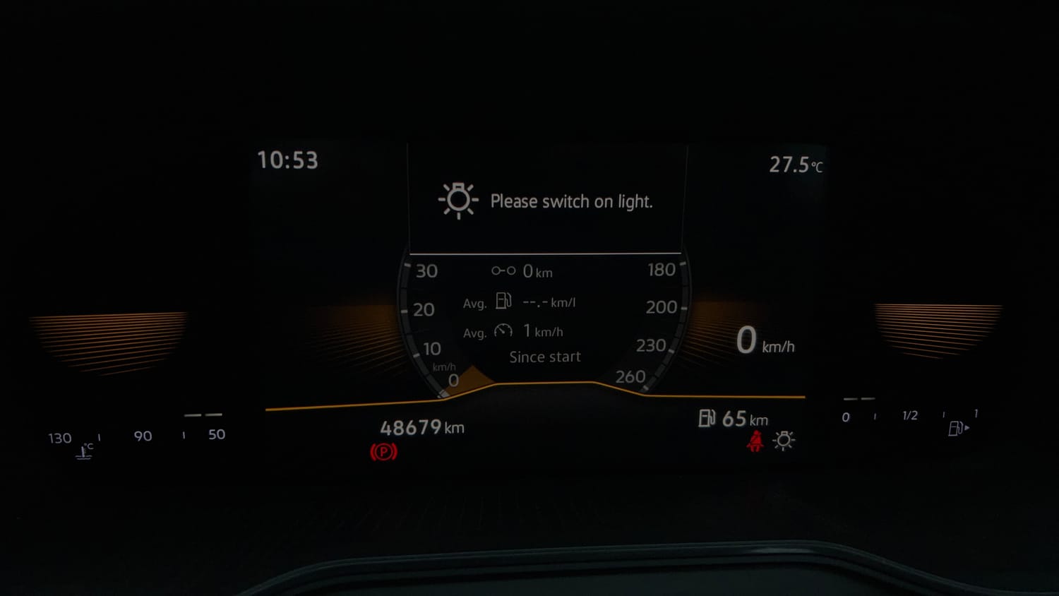 Used 2023 Skoda Kushaq Style 1.5L TSI MT Petrol Manual interior CLUSTERMETER VIEW