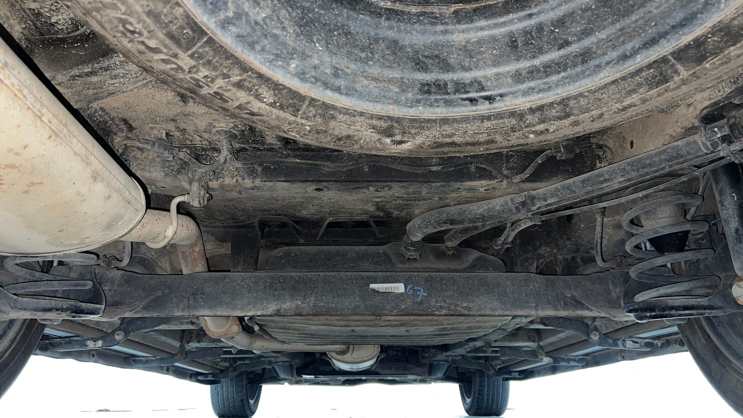 Used 2021 MG Motors Hector Sharp 1.5 Petrol Turbo DCT Petrol Automatic extra REAR UNDERBODY VIEW (TAKEN FROM REAR)