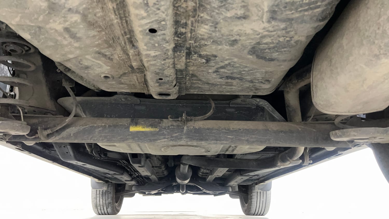 Used 2023 Tata Nexon Fearless Plus S 1.2 Revotron Petrol 6MT DT Petrol Manual extra REAR UNDERBODY VIEW (TAKEN FROM REAR)