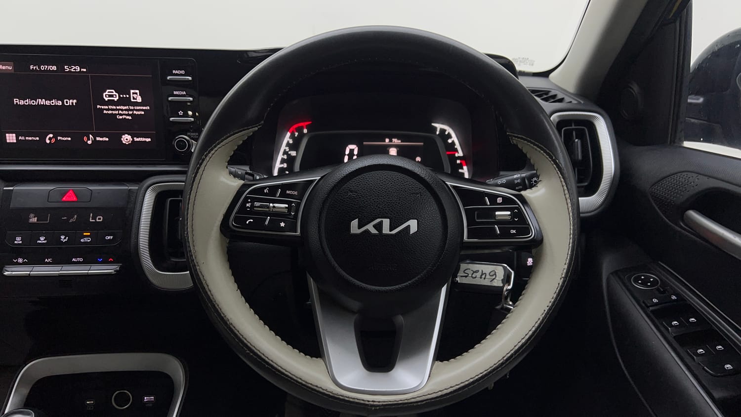 Used 2024 Kia Sonet HTK (O) 1.2 Petrol MT Petrol Manual interior STEERING VIEW