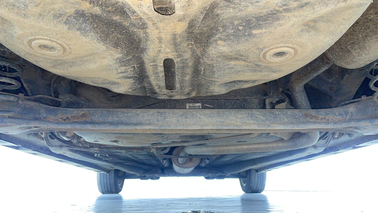Used 2017 Maruti Suzuki Baleno RS 1.0 Petrol Manual extra REAR UNDERBODY VIEW (TAKEN FROM REAR)