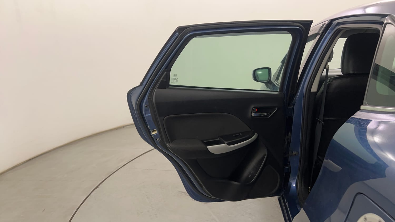 Used 2017 Maruti Suzuki Baleno Alpha 1.2 Petrol Manual interior LEFT REAR DOOR OPEN VIEW
