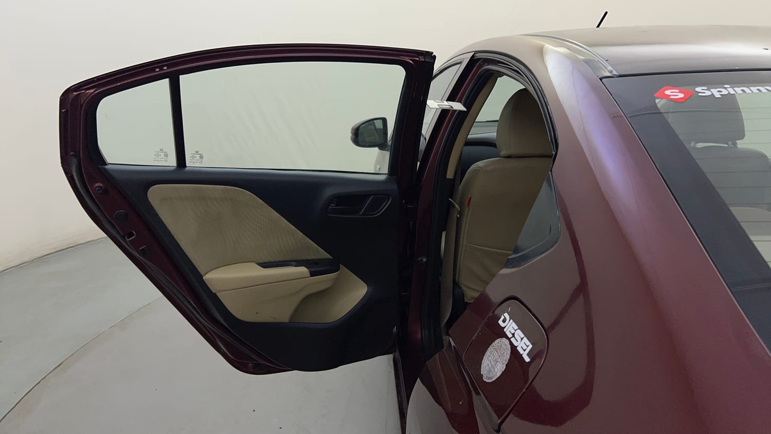 Used 2015 Honda City S Diesel Diesel Manual interior LEFT REAR DOOR OPEN VIEW