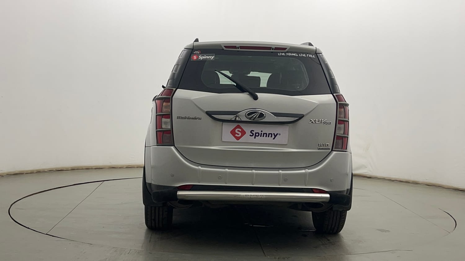 Used 2017 Mahindra XUV500 W10 AT Black Interiors Diesel Automatic exterior BACK VIEW