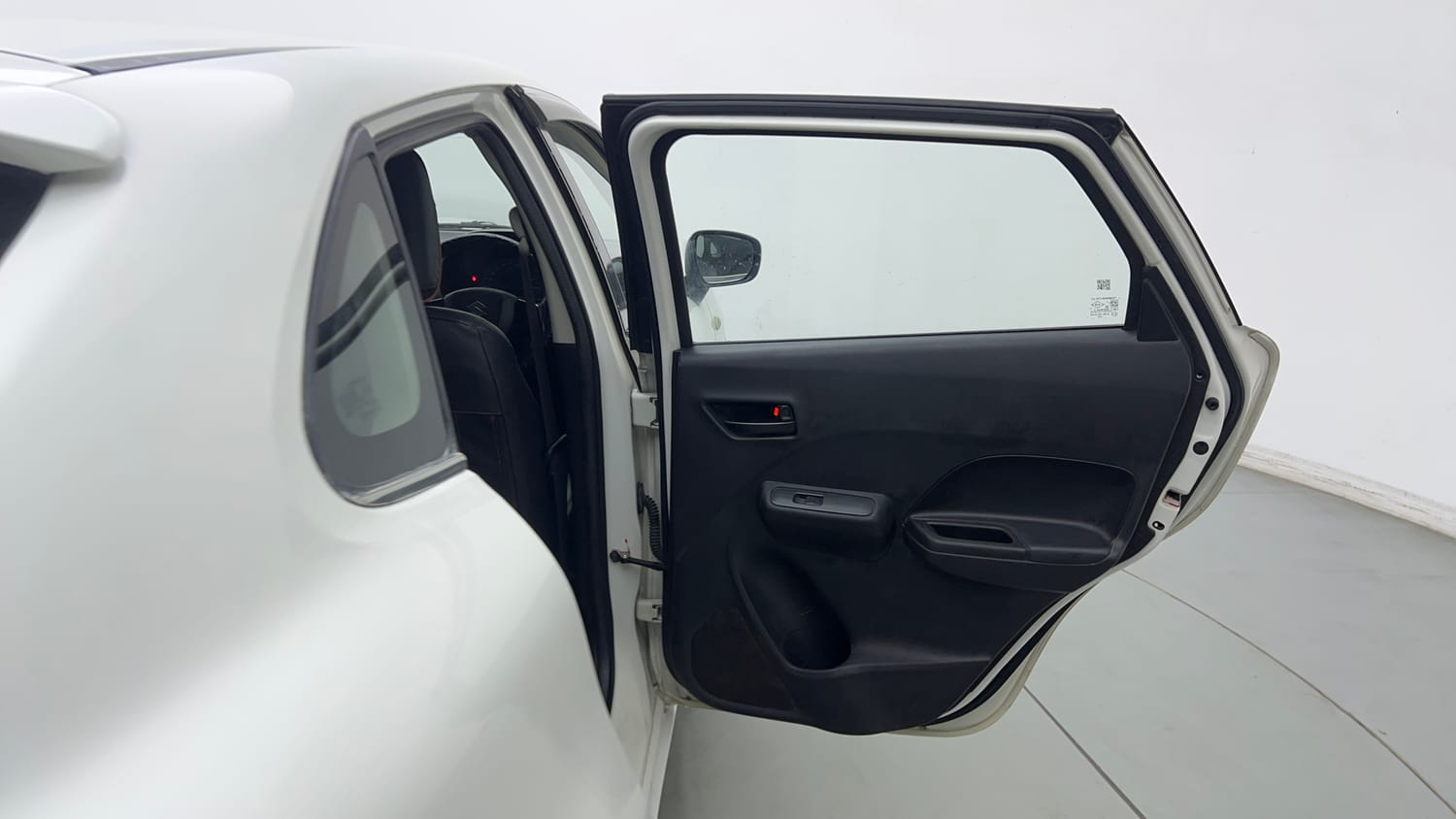 Used 2021 Maruti Suzuki Baleno Sigma Petrol Manual interior RIGHT REAR DOOR OPEN VIEW
