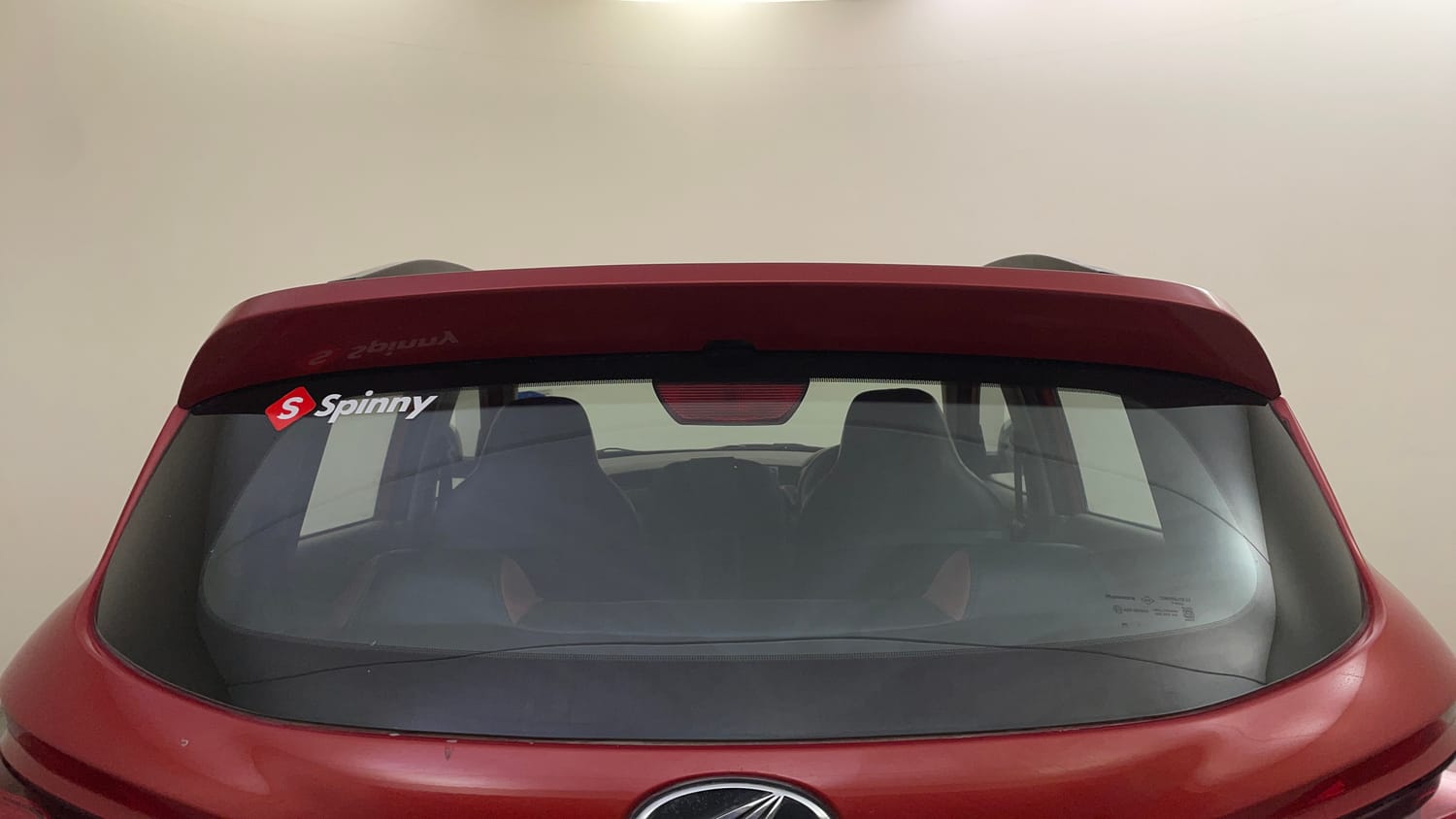 Used 2016 Mahindra KUV100 K4 6 STR Petrol Manual exterior BACK WINDSHIELD VIEW