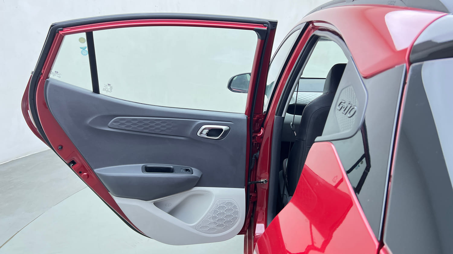 Used 2021 Hyundai Grand i10 Nios Sportz 1.2 Kappa VTVT Petrol Manual interior LEFT REAR DOOR OPEN VIEW