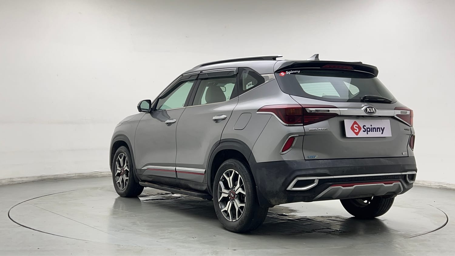 Used 2020 kia Seltos GTX Plus DCT 1.4 Petrol Automatic exterior LEFT REAR CORNER VIEW