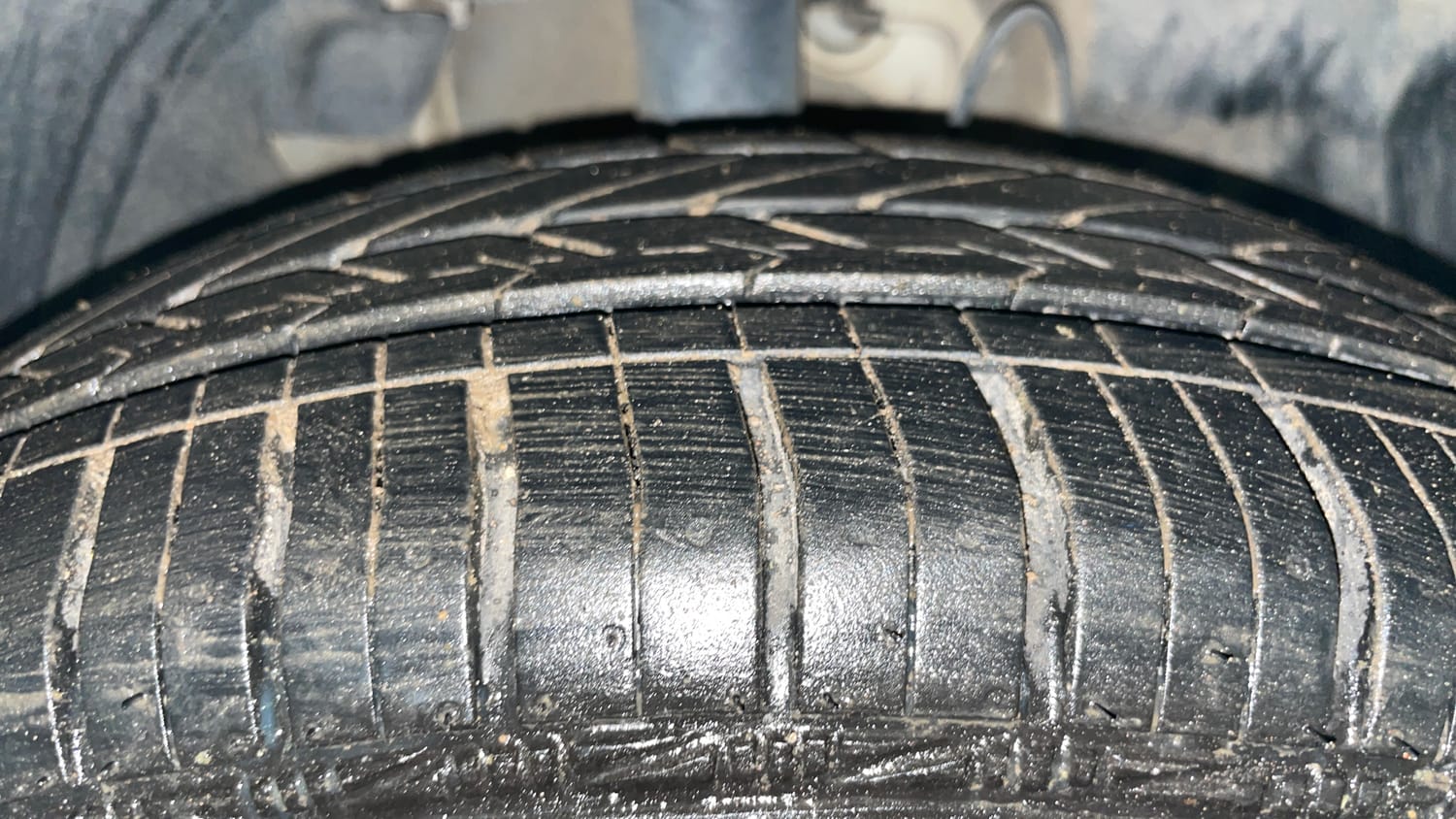 Used 2022 Tata Tiago XT Petrol Manual tyres RIGHT FRONT TYRE TREAD VIEW