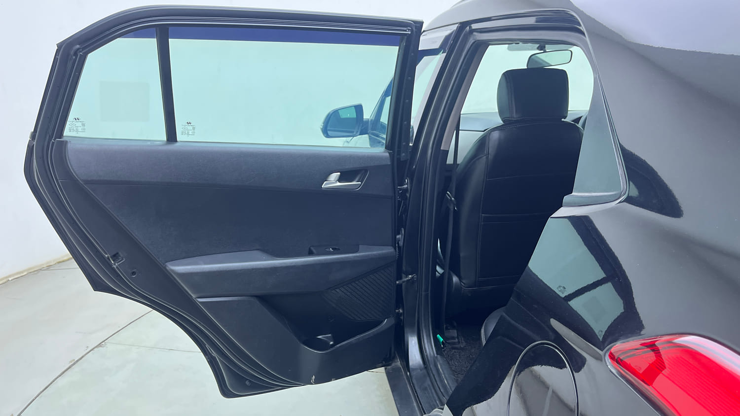 Used 2019 Hyundai Creta SX 1.6 AT CRDi Diesel Automatic interior LEFT REAR DOOR OPEN VIEW