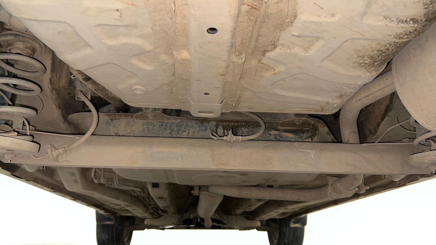 Used 2017 Tata Nexon XZ Plus Diesel Dual Tone Diesel Manual extra REAR UNDERBODY VIEW (TAKEN FROM REAR)
