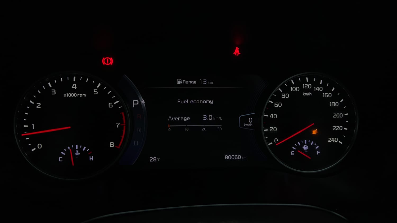 Used 2020 kia Seltos GTX Plus DCT 1.4 Petrol Automatic interior CLUSTERMETER VIEW