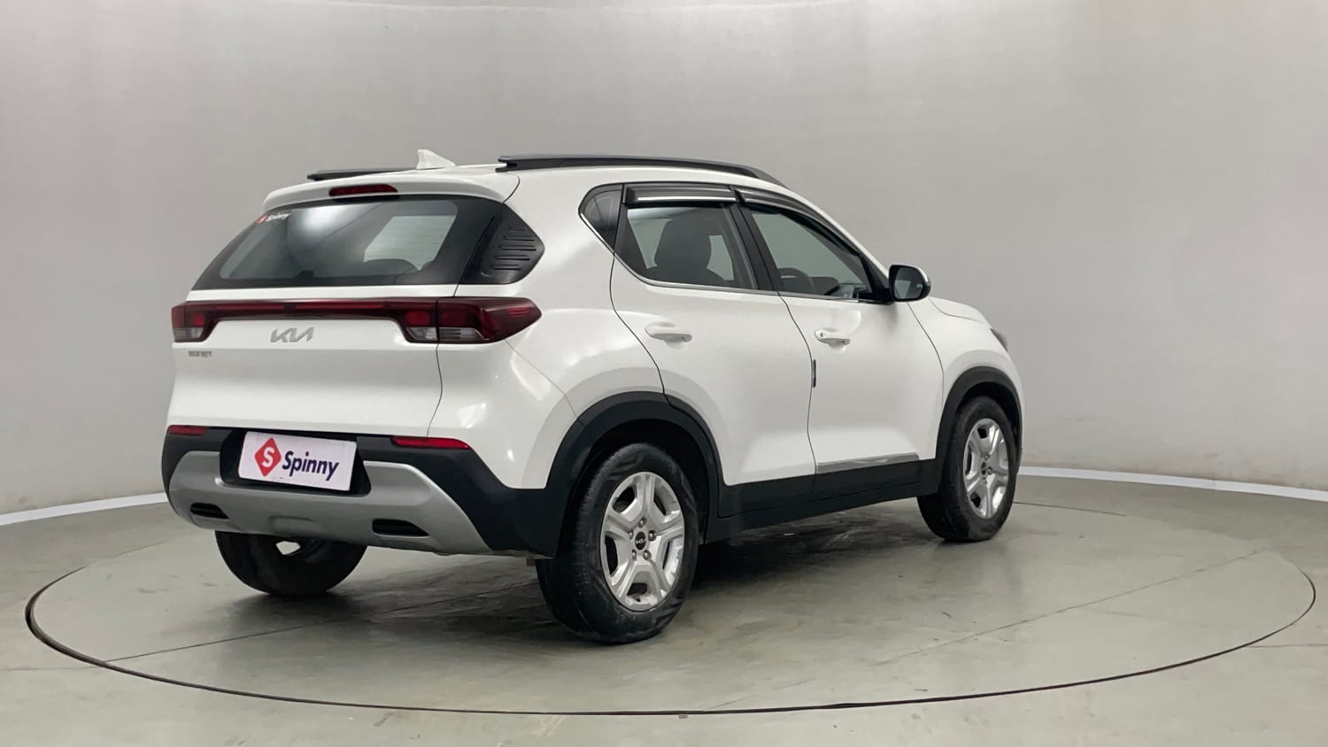 Used 2023 Kia Sonet HTK Plus 1.2 Petrol Manual exterior RIGHT REAR CORNER VIEW