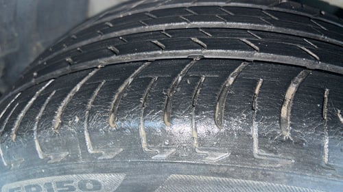 Used 2018 Ford EcoSport Titanium + 1.5L Ti-VCT AT Petrol Automatic tyres RIGHT FRONT TYRE TREAD VIEW
