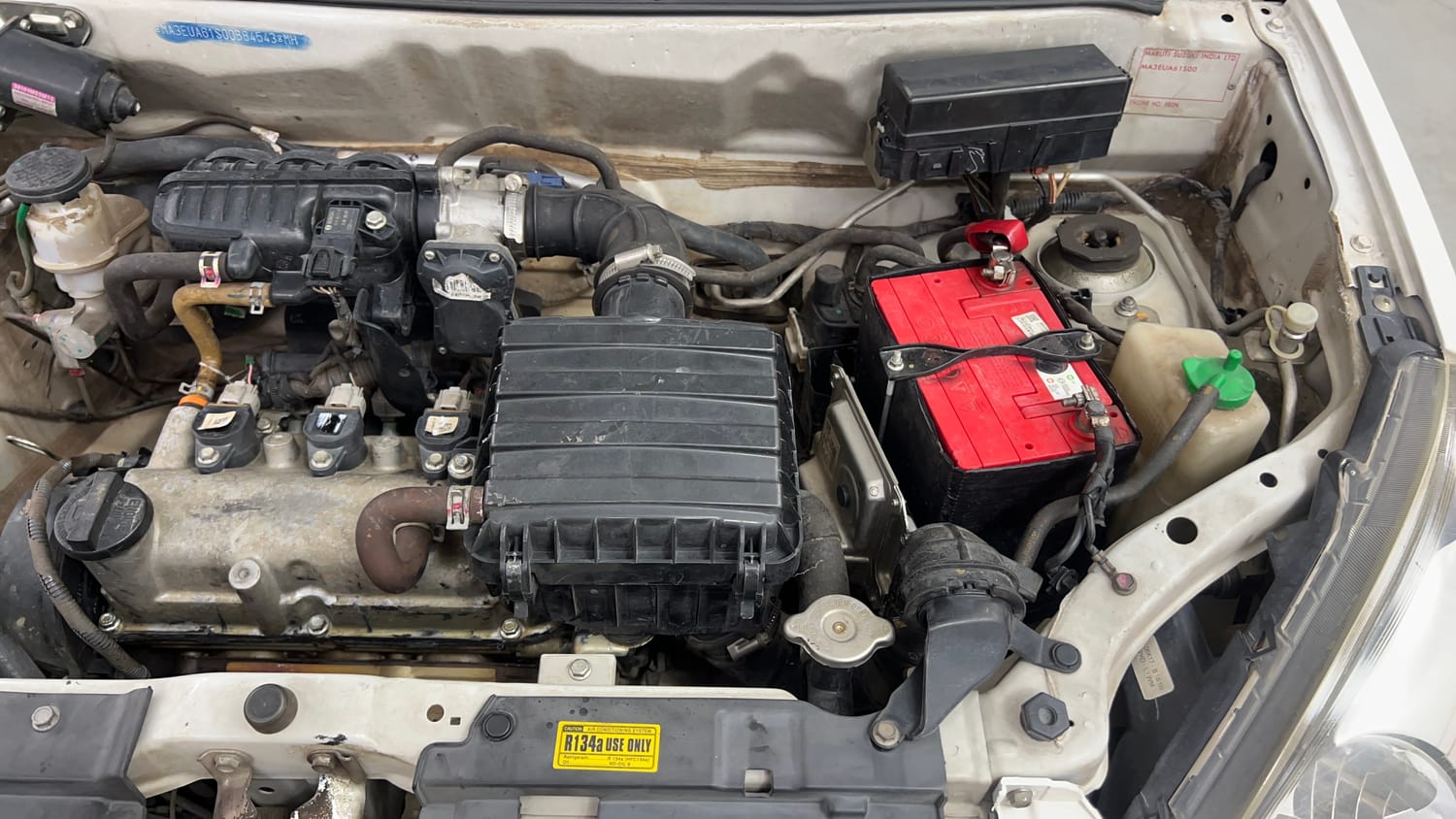 Used 2018 Maruti Suzuki Alto 800 LXi Petrol Manual engine ENGINE LEFT SIDE VIEW