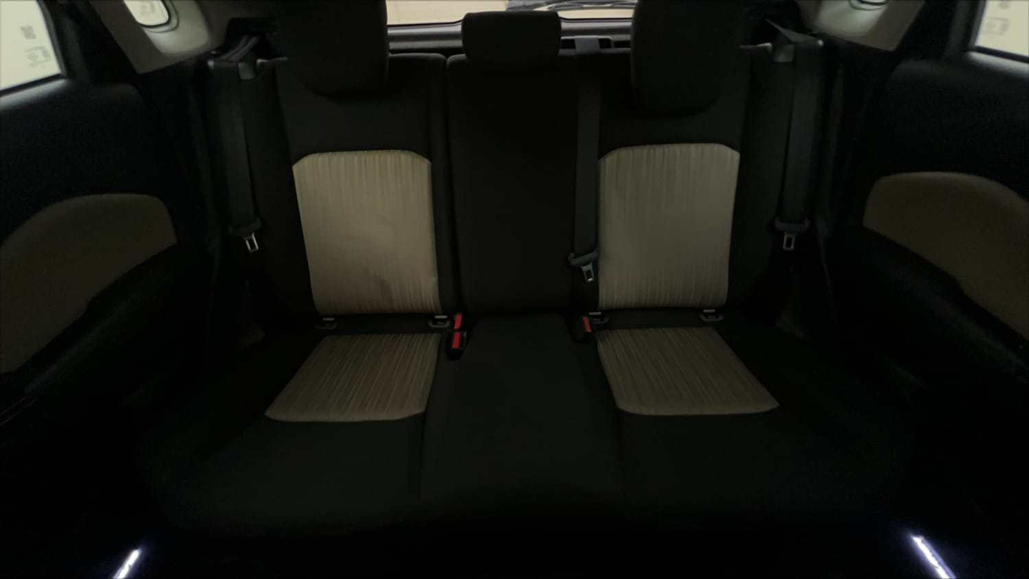 Used 2025 Toyota Glanza V AMT Petrol Automatic interior REAR SEAT CONDITION VIEW