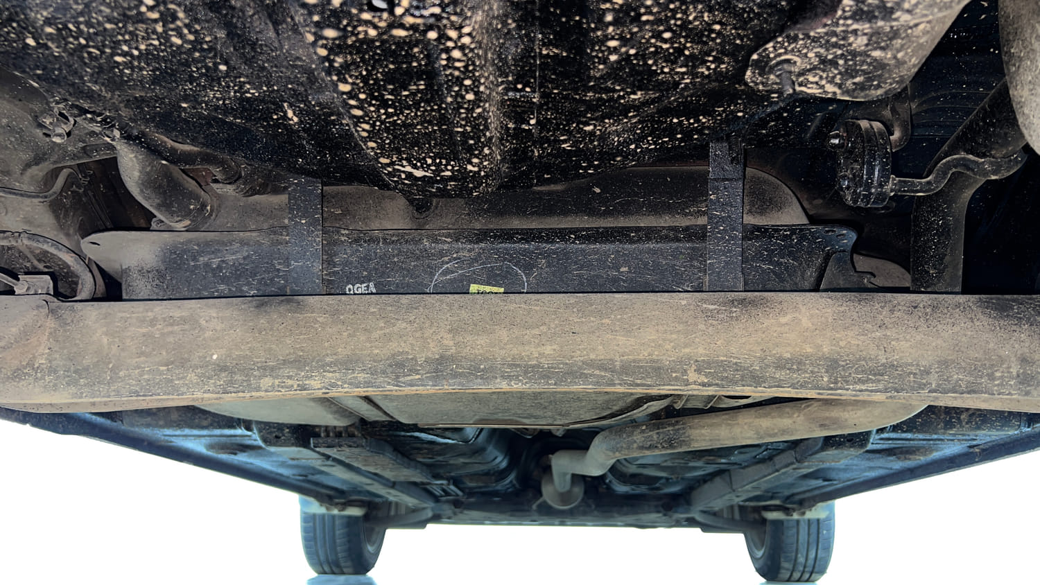 Used 2021 Hyundai Grand i10 Nios Sportz 1.2 Kappa VTVT Petrol Manual extra REAR UNDERBODY VIEW (TAKEN FROM REAR)