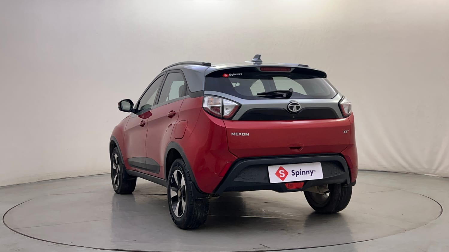 Used 2017 Tata Nexon XZ Plus Diesel Dual Tone Diesel Manual exterior LEFT REAR CORNER VIEW