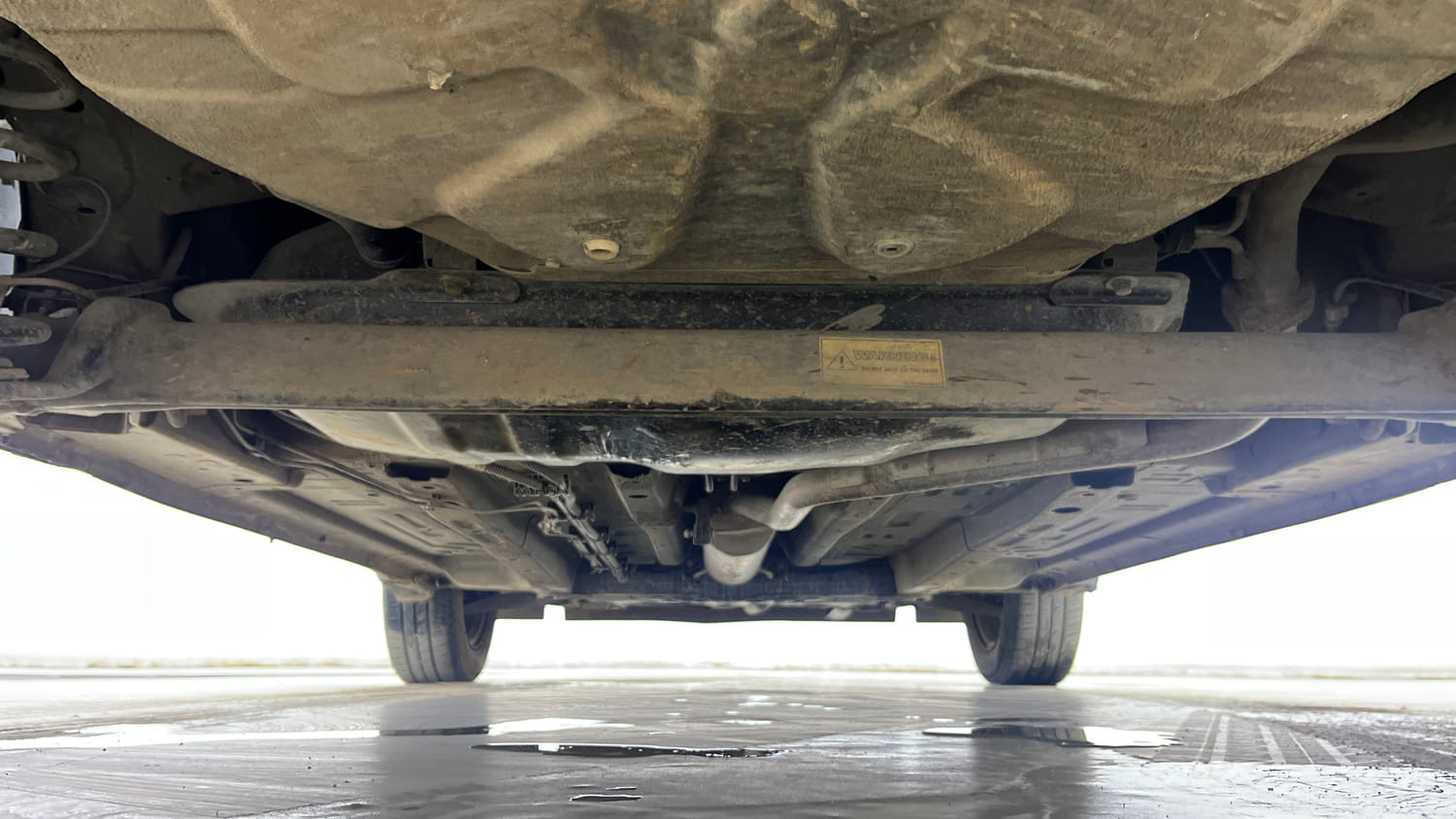 Used 2024 Tata Punch Pure MT Petrol Manual extra REAR UNDERBODY VIEW (TAKEN FROM REAR)