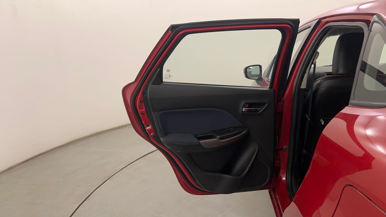 Used 2019 Maruti Suzuki Baleno Delta Petrol Manual interior LEFT REAR DOOR OPEN VIEW