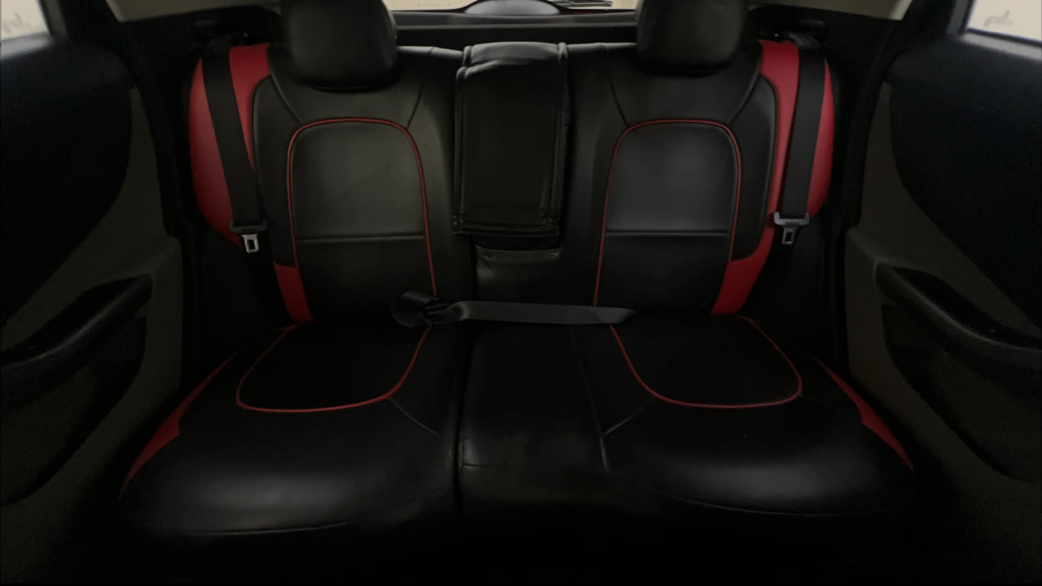 Used 2017 Tata Nexon XZ Plus Diesel Dual Tone Diesel Manual interior REAR SEAT CONDITION VIEW