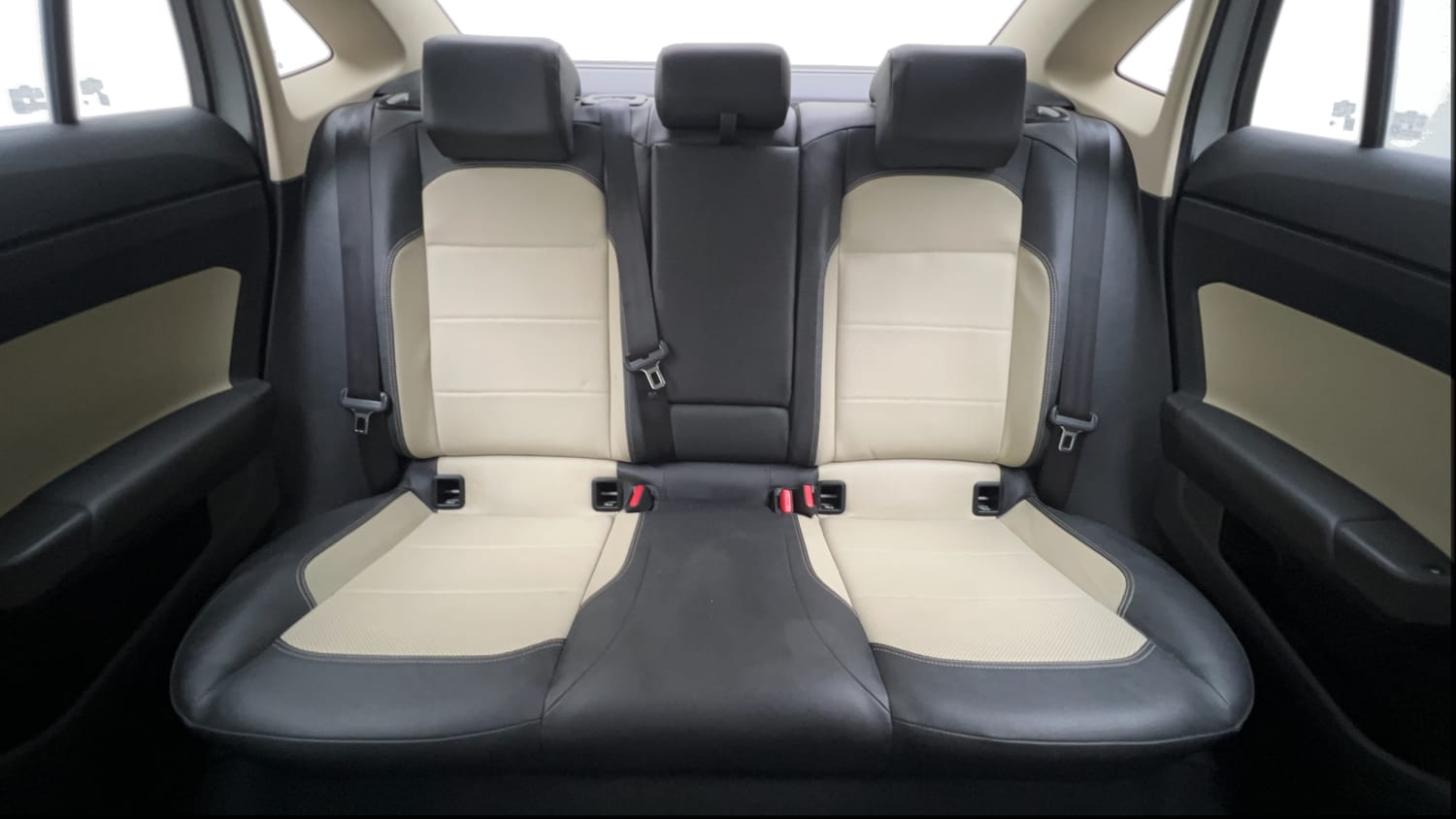 Used 2023 Skoda Slavia Style 1.5L TSI MT Petrol Manual interior REAR SEAT CONDITION VIEW
