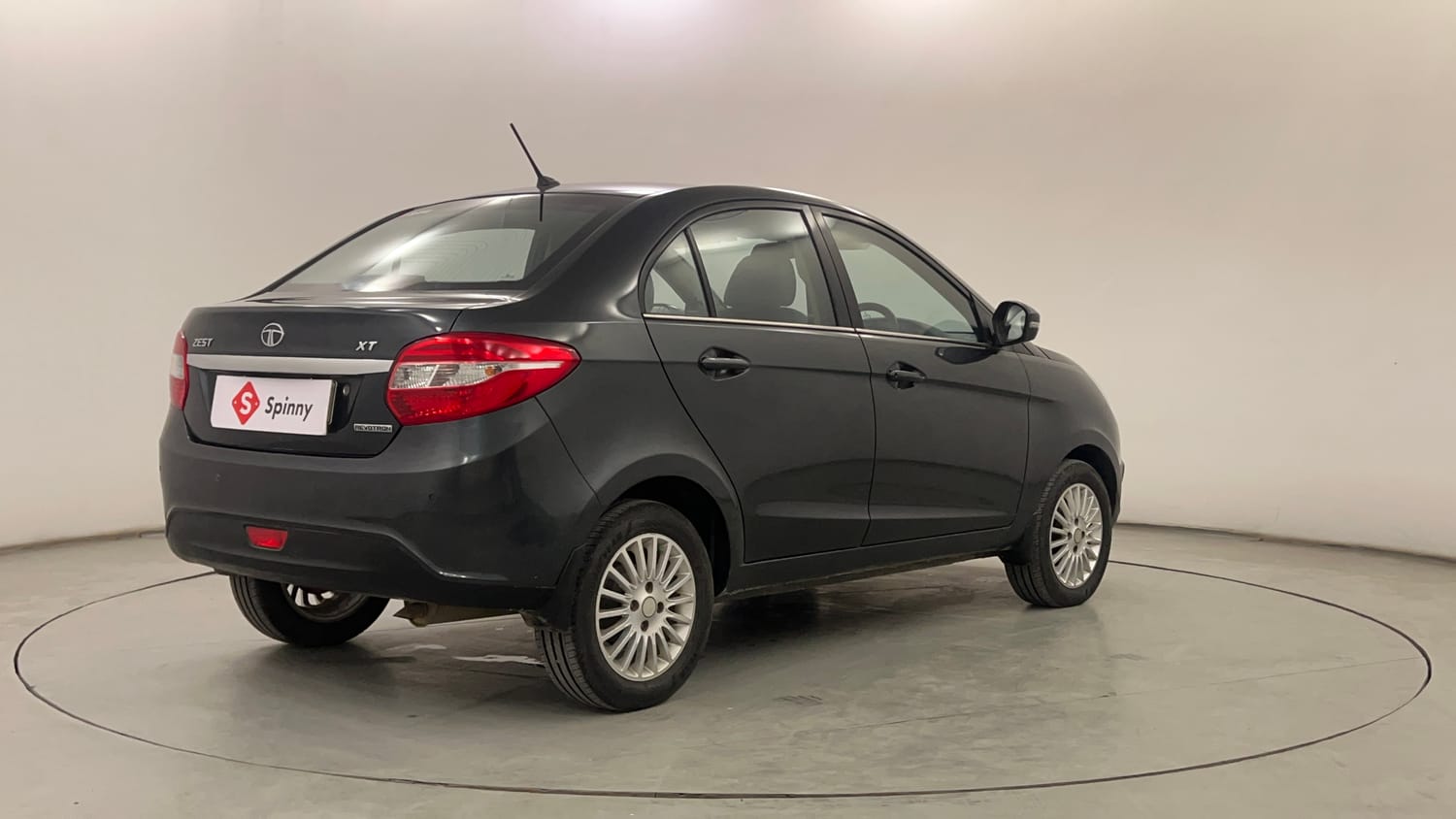 Used 2015 Tata Zest XT Petrol Petrol Manual exterior RIGHT REAR CORNER VIEW