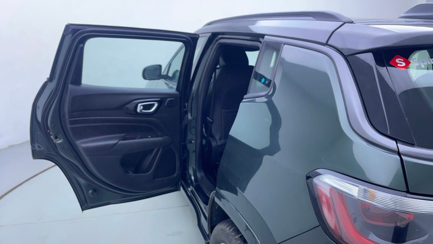 Used 2022 Jeep Compass Model S (O) Diesel 4x4 AT Diesel Automatic interior LEFT REAR DOOR OPEN VIEW