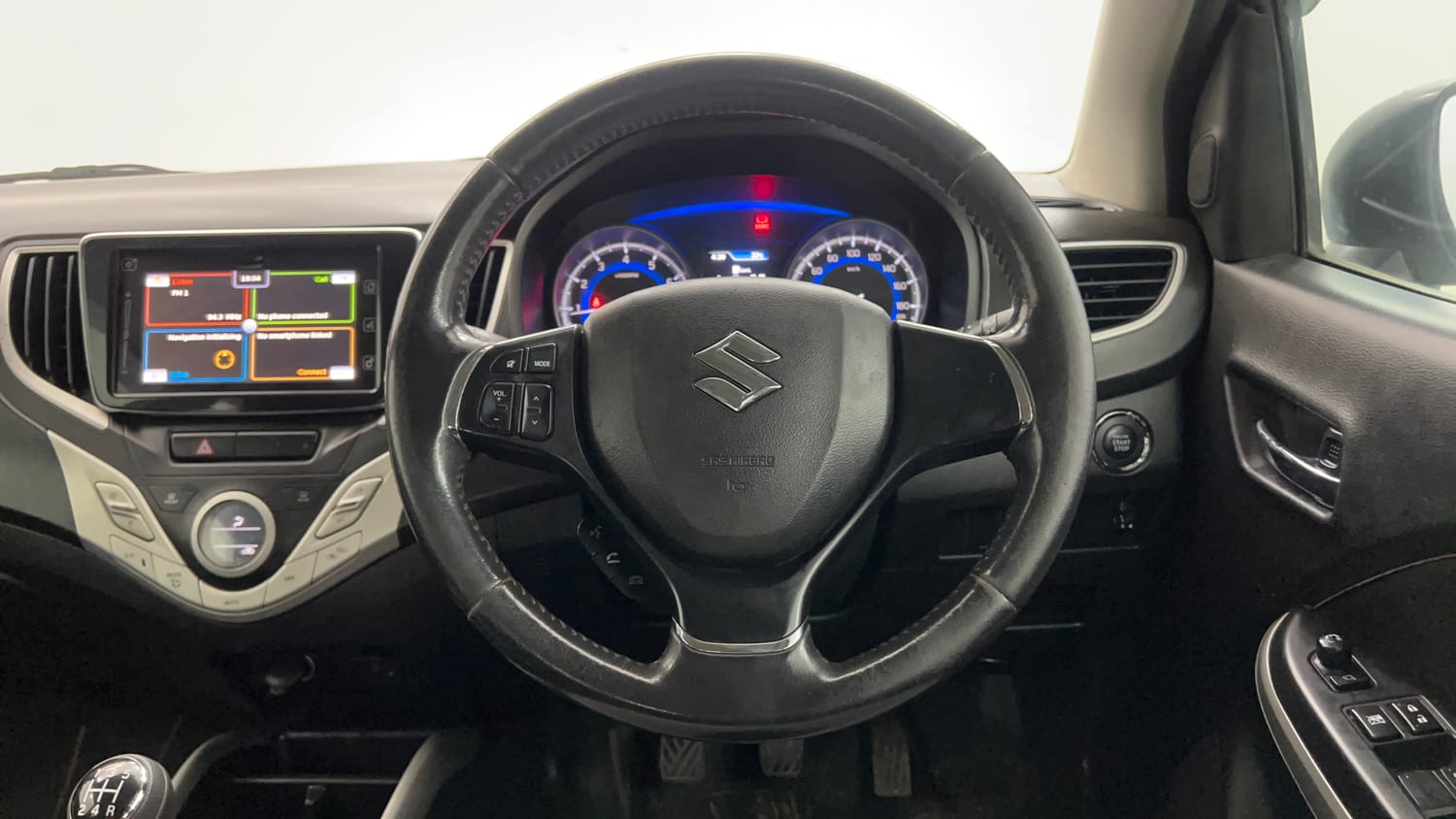 Used 2018 Maruti Suzuki Baleno Alpha 1.2 Petrol Manual interior STEERING VIEW