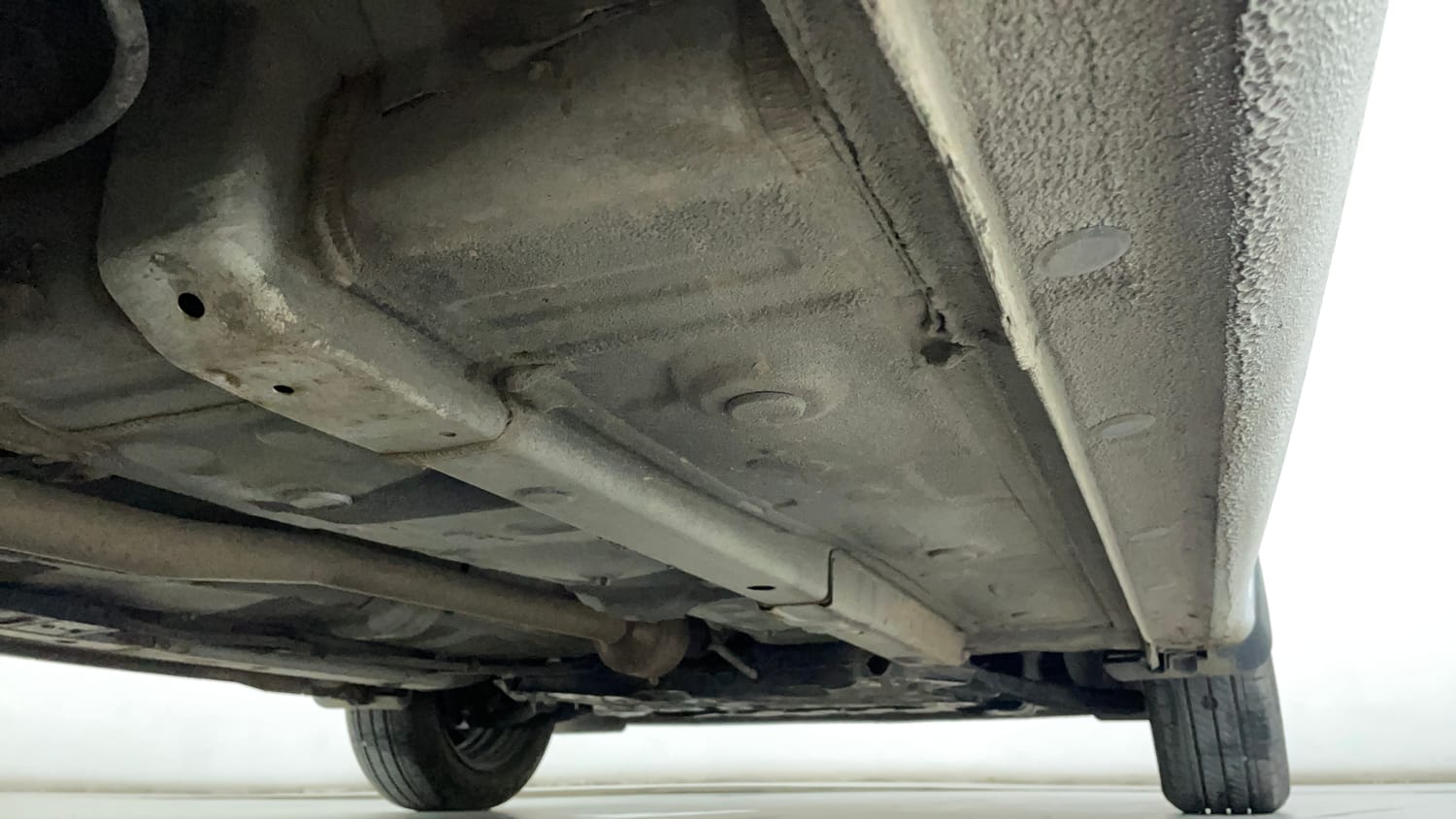 Used 2023 Hyundai Grand i10 Nios Sportz 1.2 Kappa VTVT CNG Cng Manual extra REAR RIGHT UNDERBODY VIEW