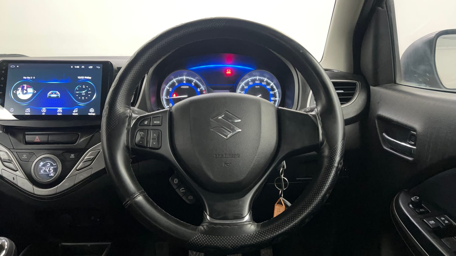 Used 2019 Maruti Suzuki Baleno Delta Petrol Manual interior STEERING VIEW