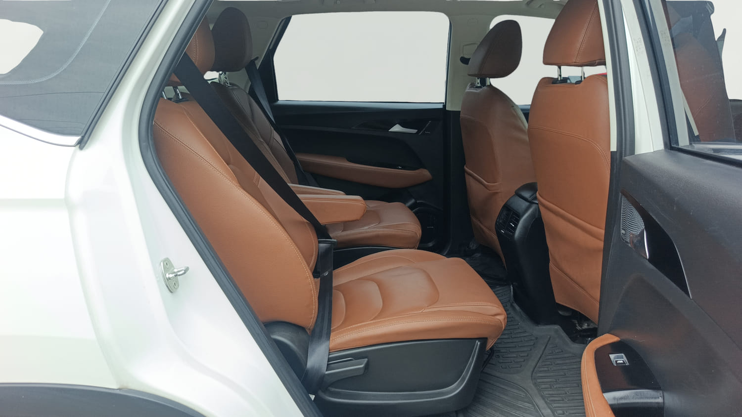 Used 2021 MG Motors Hector Plus Sharp 1.5 Petrol Turbo CVT 6-STR Petrol Automatic interior RIGHT SIDE REAR DOOR CABIN VIEW