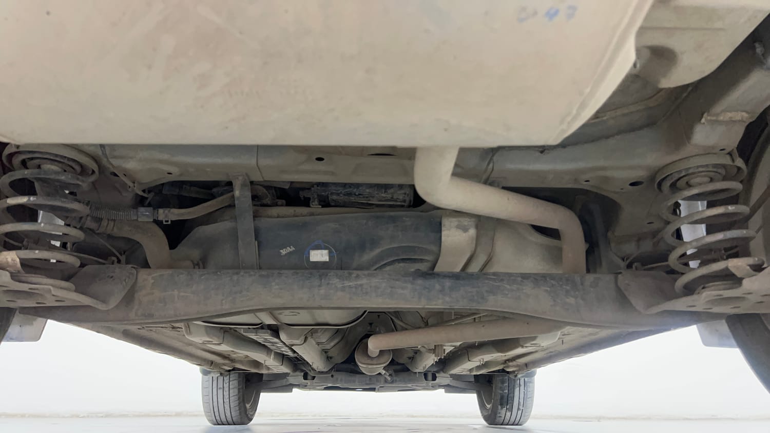 Used 2023 Hyundai Creta SX 1.5 Petrol Petrol Manual extra REAR UNDERBODY VIEW (TAKEN FROM REAR)