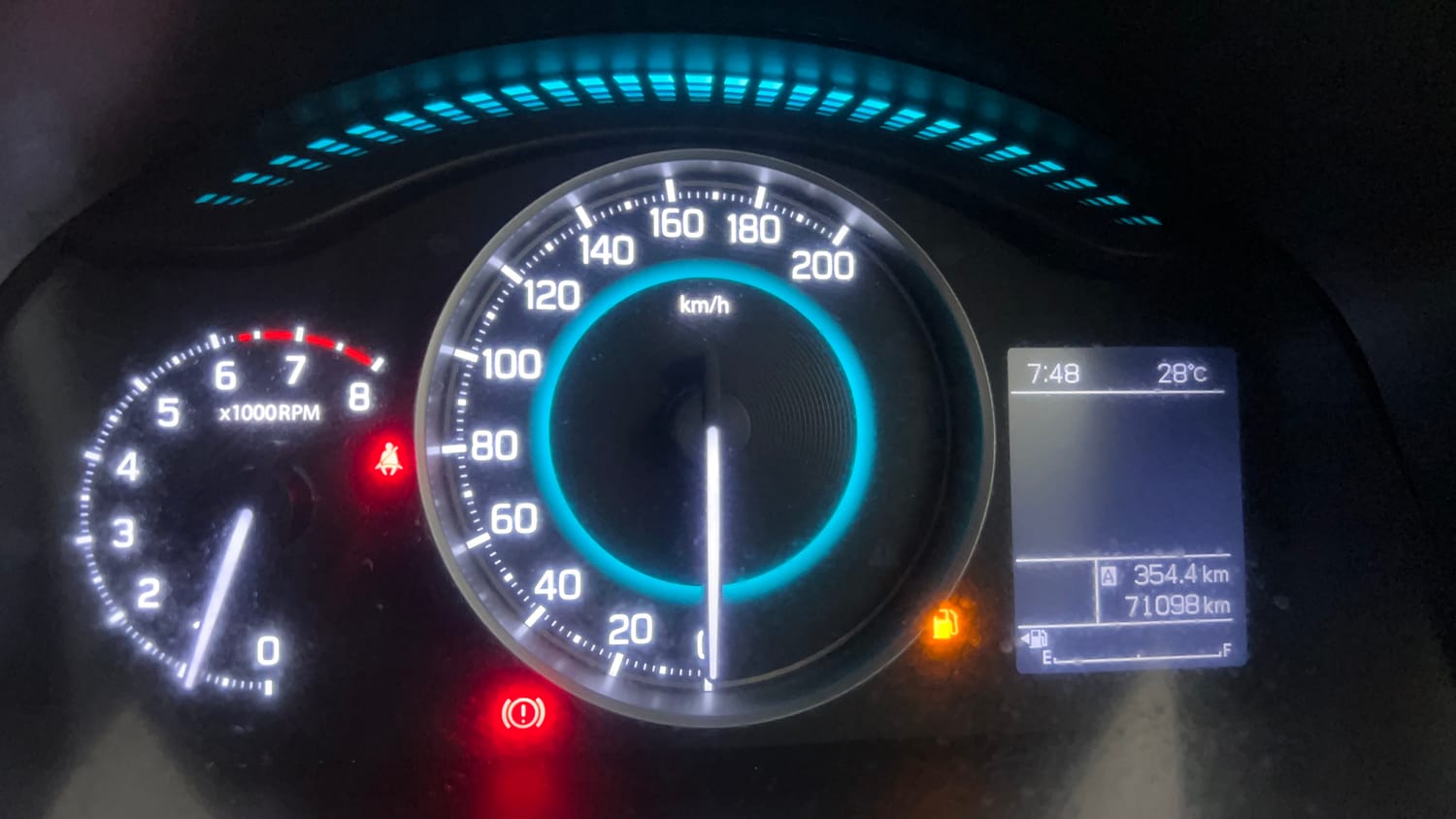 Used 2017 Maruti Suzuki Ignis Alpha MT Petrol Dual Tone Petrol Manual interior CLUSTERMETER VIEW