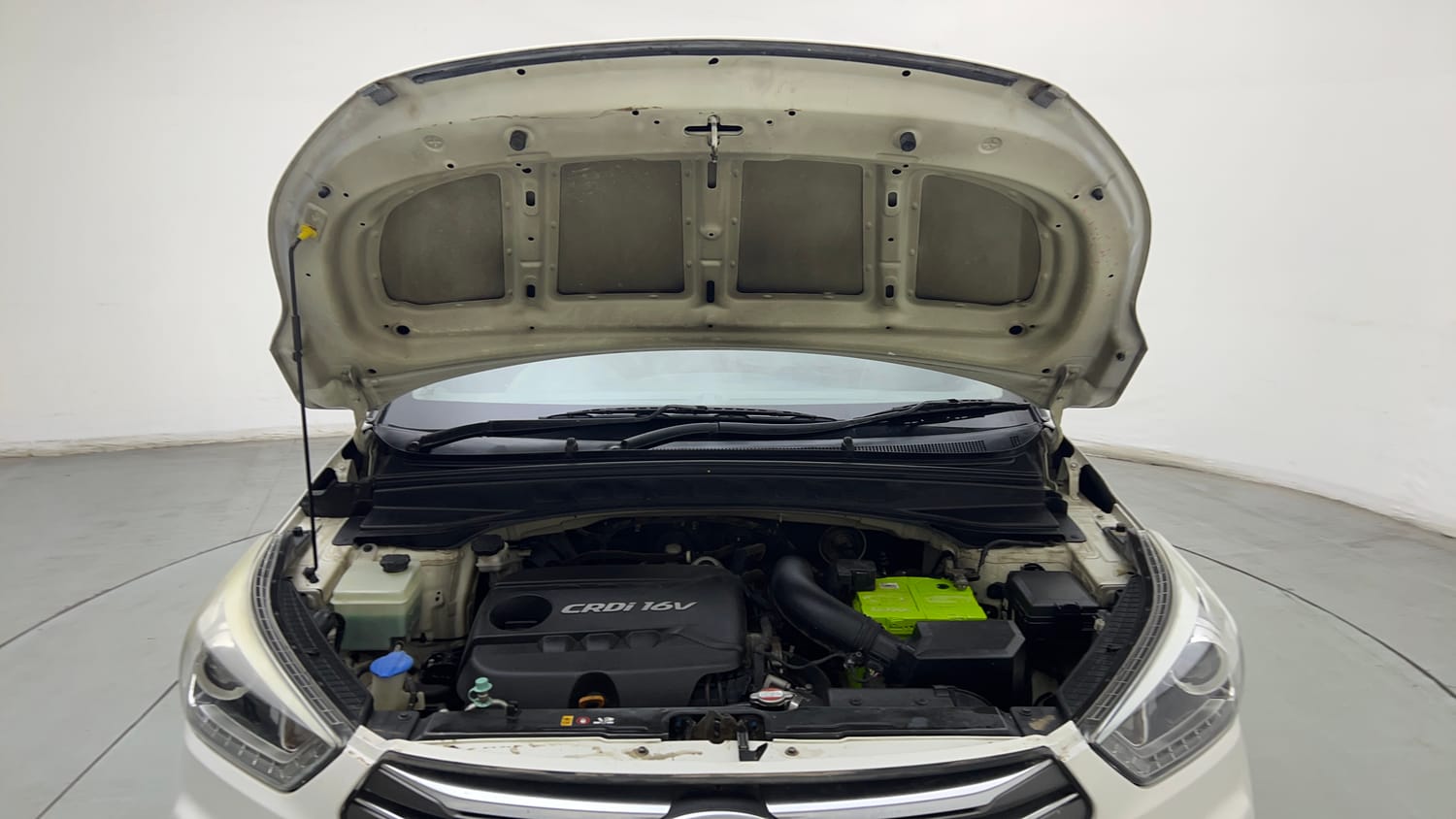 Used 2017 Hyundai Creta SX Plus 1.6 AT CRDI Diesel Automatic engine ENGINE & BONNET OPEN FRONT VIEW