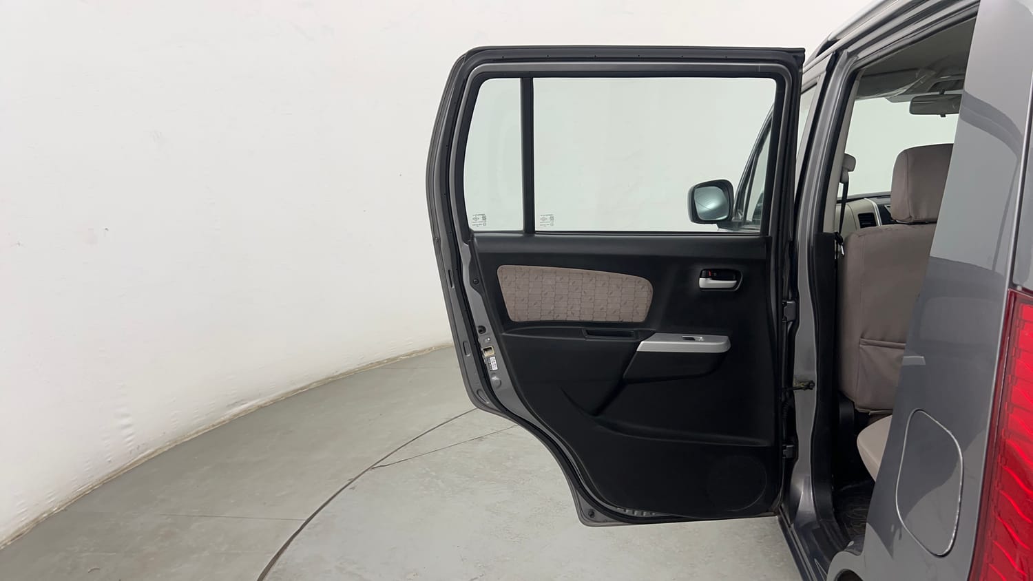 Used 2015 Maruti Suzuki Wagon R VXI Petrol Manual interior LEFT REAR DOOR OPEN VIEW