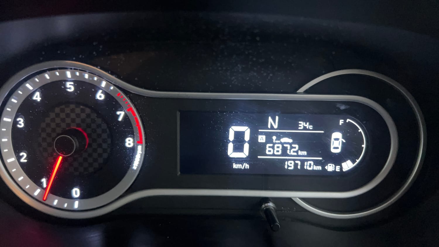 Used 2021 Hyundai Grand i10 Nios Sportz AMT 1.2 Kappa VTVT Petrol Automatic interior CLUSTERMETER VIEW