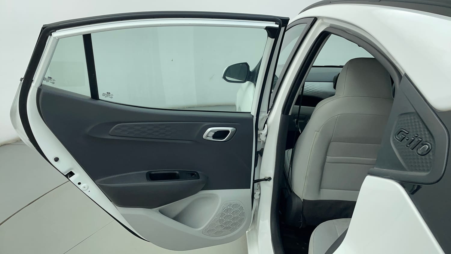 Used 2023 Hyundai Grand i10 Nios Sportz 1.2 Kappa VTVT CNG Cng Manual interior LEFT REAR DOOR OPEN VIEW