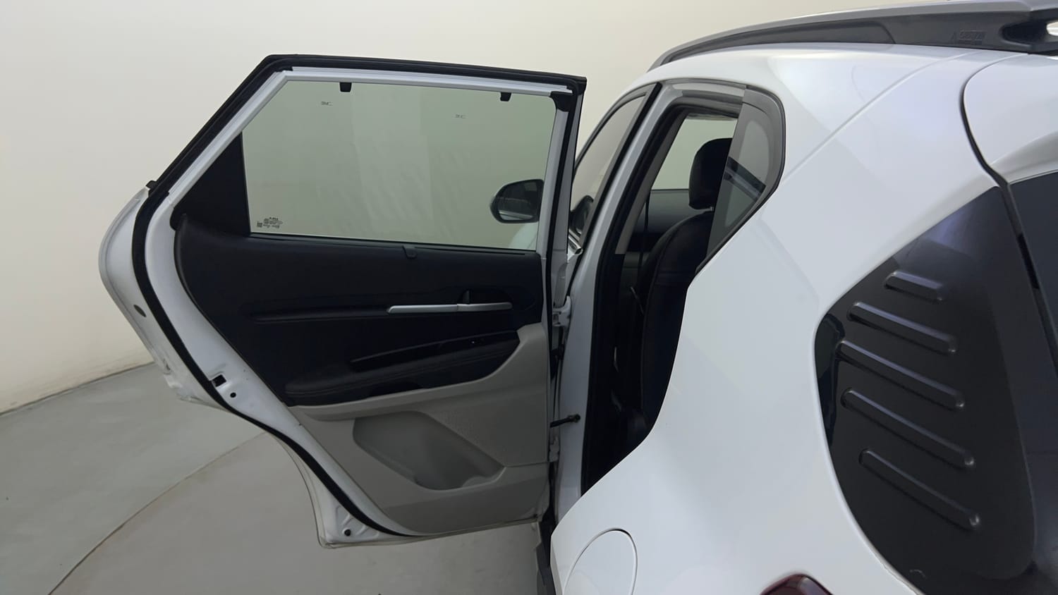 Used 2022 Kia Sonet HTX 1.5 Diesel Manual interior LEFT REAR DOOR OPEN VIEW