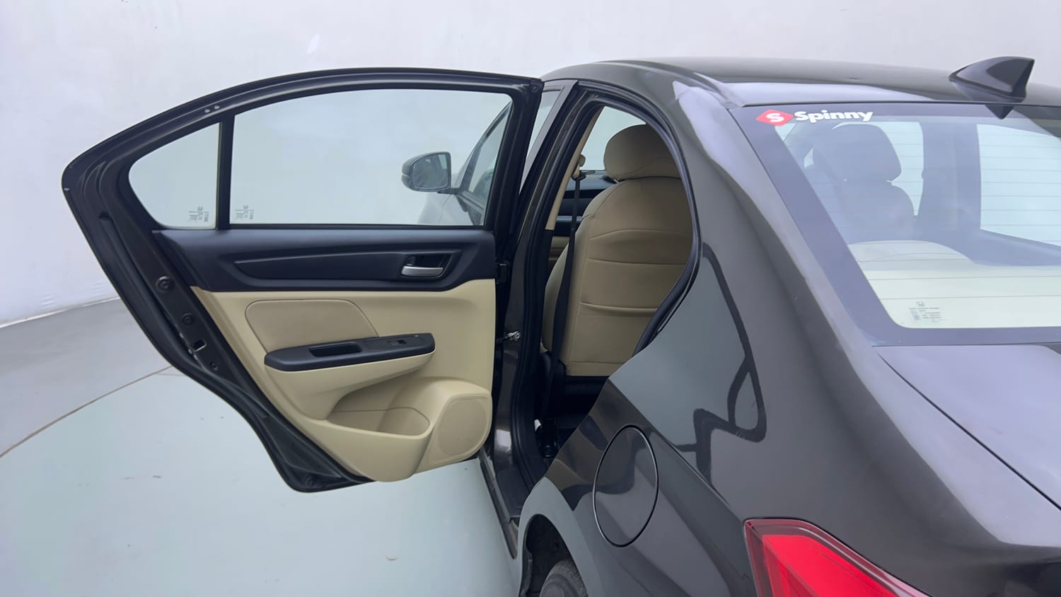 Used 2018 Honda Amaze 1.2 V CVT Petrol Petrol Automatic interior LEFT REAR DOOR OPEN VIEW