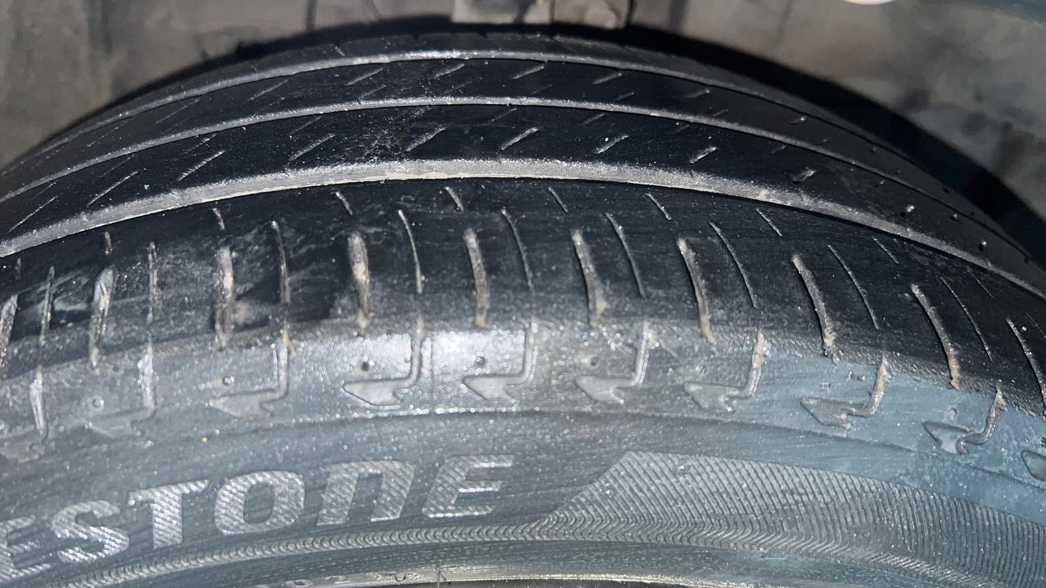 Used 2021 Honda City ZX CVT Petrol Petrol Automatic tyres RIGHT FRONT TYRE TREAD VIEW