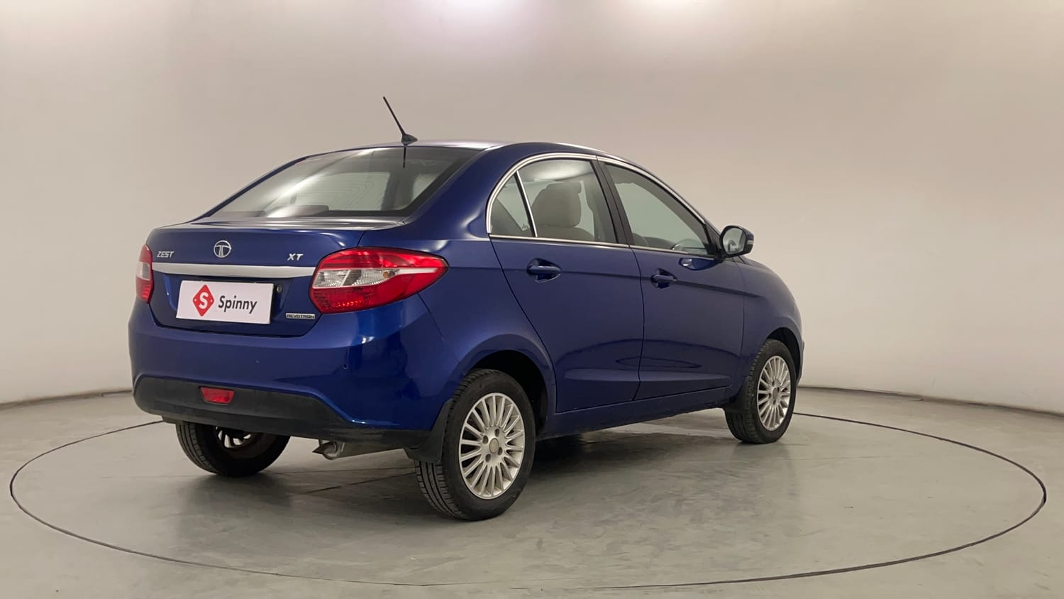 Used 2015 Tata Zest XT Petrol Petrol Manual exterior RIGHT REAR CORNER VIEW