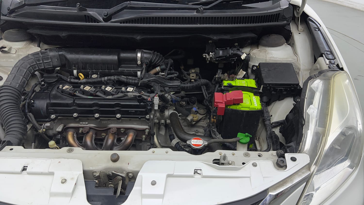 Used 2021 Maruti Suzuki Baleno Sigma Petrol Manual engine ENGINE LEFT SIDE VIEW