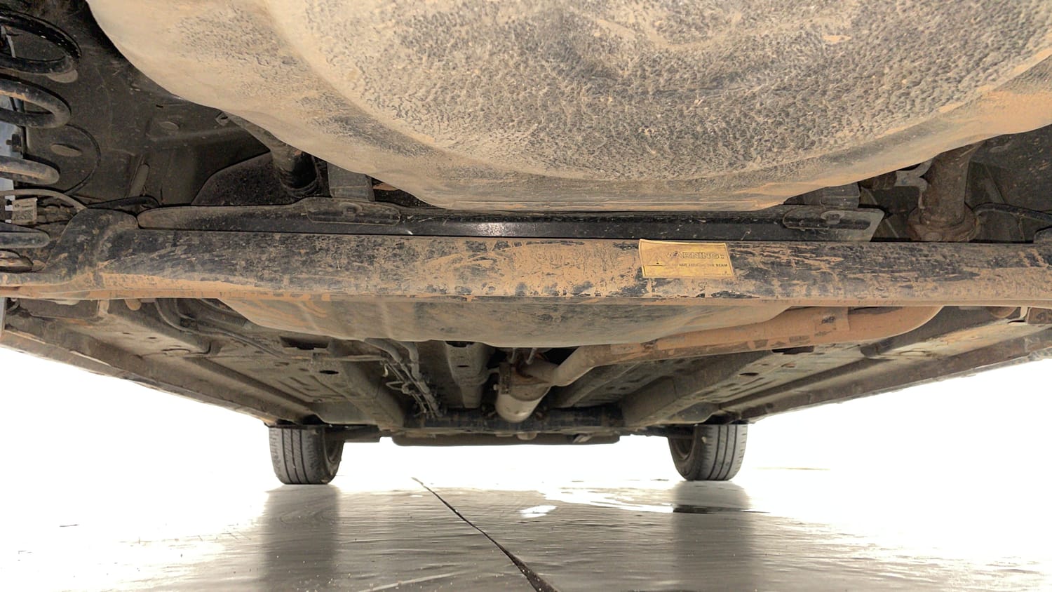 Used 2024 Tata Altroz XM Plus Petrol Petrol Manual extra REAR UNDERBODY VIEW (TAKEN FROM REAR)