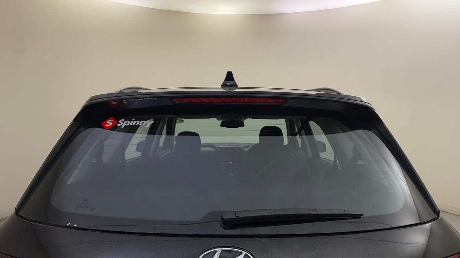 Used 2023 Hyundai Alcazar Prestige 7 STR 1.5 Diesel Diesel Manual exterior BACK WINDSHIELD VIEW