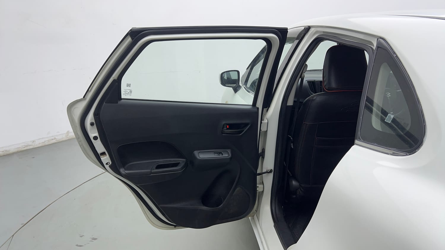 Used 2021 Maruti Suzuki Baleno Sigma Petrol Manual interior LEFT REAR DOOR OPEN VIEW