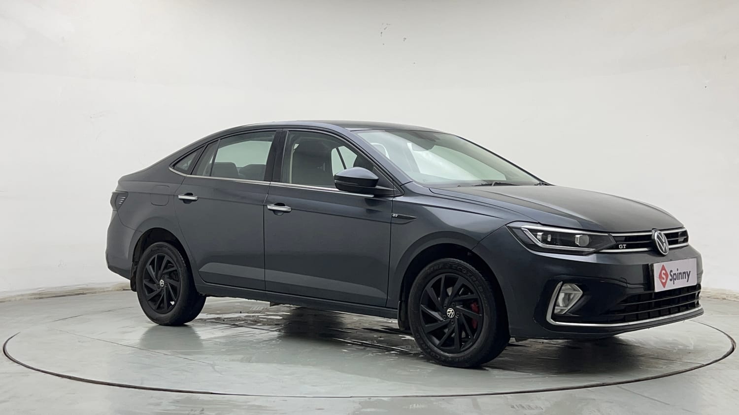 Used 2023 Volkswagen Virtus GT Plus 1.5 TSI EVO DSG Petrol Automatic exterior RIGHT FRONT CORNER VIEW