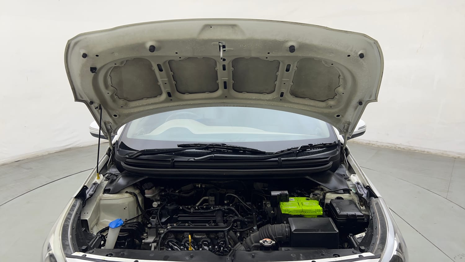 Used 2019 Hyundai Elite i20 Asta 1.2 (O) Petrol Manual engine ENGINE & BONNET OPEN FRONT VIEW