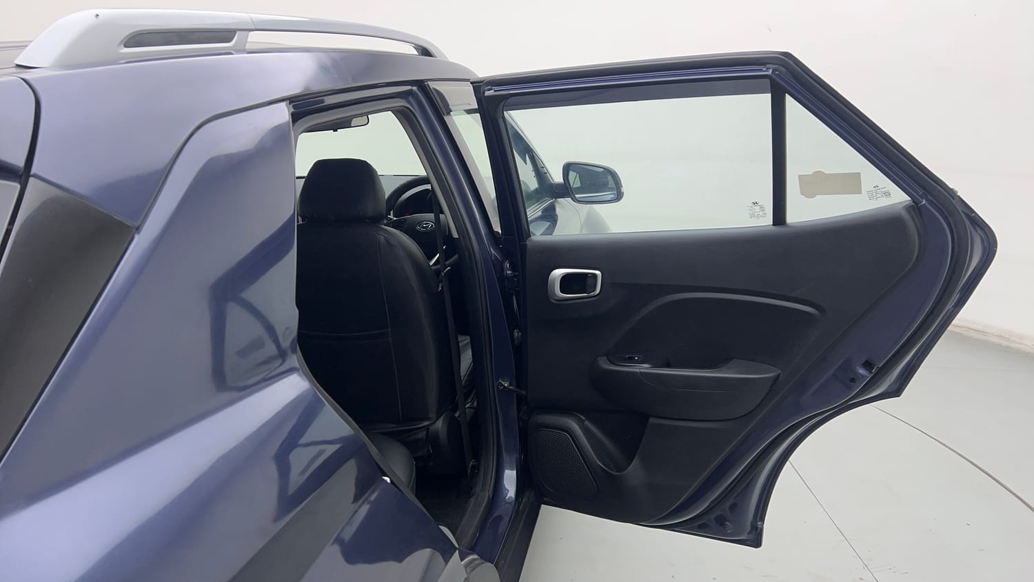 Used 2021 Hyundai Venue S Plus 1.2 Petrol Petrol Manual interior RIGHT REAR DOOR OPEN VIEW