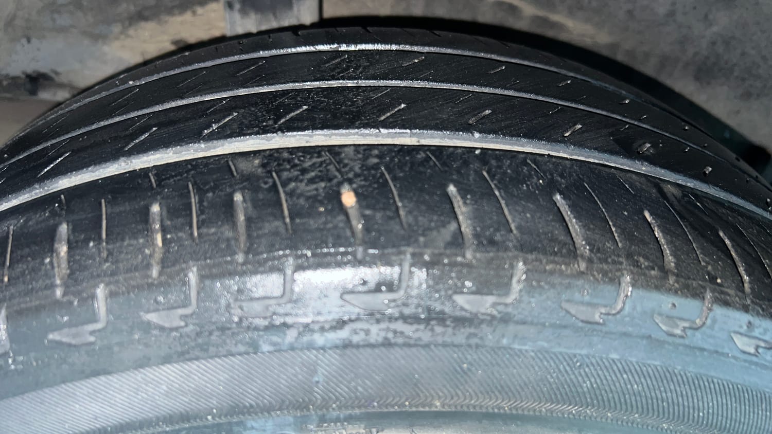Used 2021 Honda City ZX CVT Petrol Petrol Automatic tyres RIGHT REAR TYRE TREAD VIEW